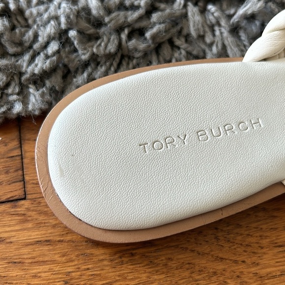 Tory Burch Women's Braided Benton Thong Flats Sandals Size 7 - Picture 11 of 15